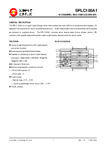 浏览型号SPLC100A1的Datasheet PDF文件第1页