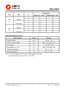 浏览型号SPLC100A1的Datasheet PDF文件第6页