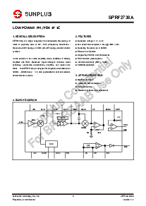 浏览型号SPRF2738A-002C-PS031的Datasheet PDF文件第3页