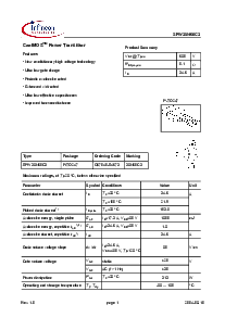 浏览型号SPW35N60C3的Datasheet PDF文件第1页