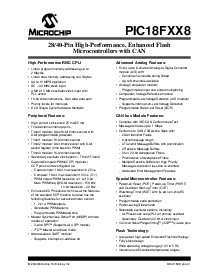 浏览型号PIC18F248ESPSQTP的Datasheet PDF文件第3页