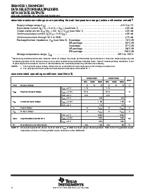 浏览型号SN74HC251NSRE4的Datasheet PDF文件第4页