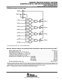 浏览型号SN74HC258NSRE4的Datasheet PDF文件第3页