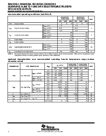 浏览型号SN74HC258NSRE4的Datasheet PDF文件第4页
