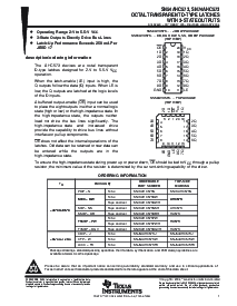 浏览型号SN74AHC573NSRE4的Datasheet PDF文件第1页