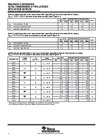 浏览型号SN74AHC573NSRE4的Datasheet PDF文件第4页