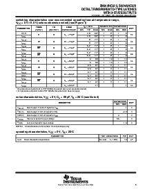 浏览型号SN74AHC573NSRE4的Datasheet PDF文件第5页