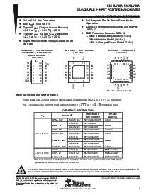 浏览型号SN74LV00ANSRG4的Datasheet PDF文件第1页