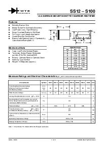 浏览型号SS14-T3的Datasheet PDF文件第1页