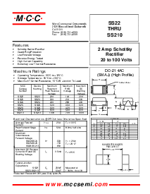 浏览型号SS22的Datasheet PDF文件第1页