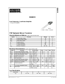 浏览型号SS9015的Datasheet PDF文件第1页