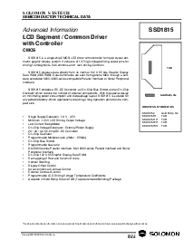 浏览型号SSD1815T2R的Datasheet PDF文件第1页