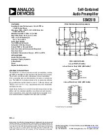 浏览型号SSM2019的Datasheet PDF文件第1页