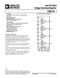 浏览型号SSM2164的Datasheet PDF文件第1页