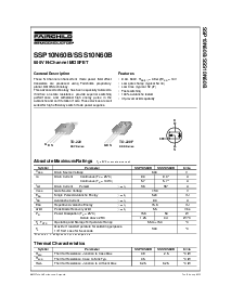 浏览型号SSS10N60B的Datasheet PDF文件第1页