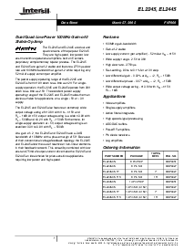 浏览型号EL2245CS-T13的Datasheet PDF文件第1页