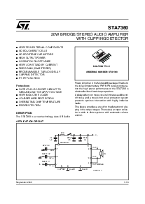 浏览型号STA7360的Datasheet PDF文件第1页