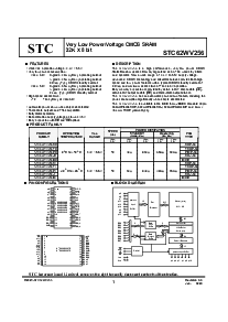 浏览型号STC62WV256的Datasheet PDF文件第1页