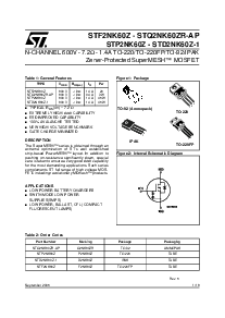 浏览型号STD2NK60Z-1的Datasheet PDF文件第1页