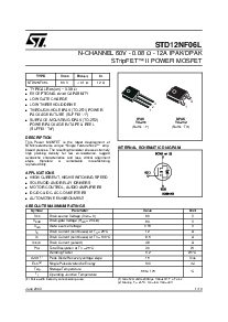 浏览型号STD12NF06L的Datasheet PDF文件第1页