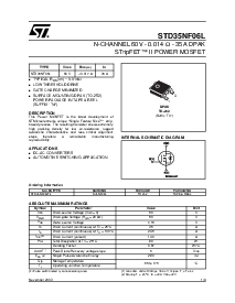 浏览型号STD35NF06L的Datasheet PDF文件第1页