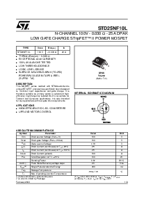 浏览型号STD25NF10L的Datasheet PDF文件第1页