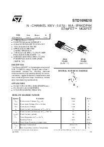 浏览型号STD16NE10的Datasheet PDF文件第1页