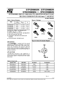 浏览型号STP25NM60N的Datasheet PDF文件第1页