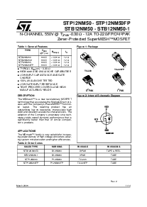 浏览型号STP12NM50FP的Datasheet PDF文件第1页