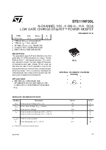 浏览型号STS11NF30L的Datasheet PDF文件第1页