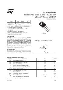 浏览型号STW45NM50的Datasheet PDF文件第1页