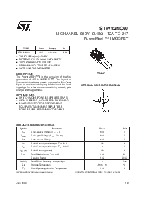 浏览型号STW12NC60的Datasheet PDF文件第1页