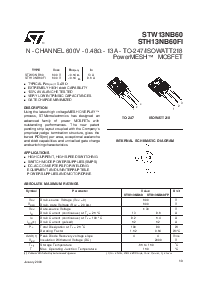 浏览型号STW13NB60的Datasheet PDF文件第1页
