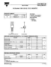 浏览型号SUP40N10-30的Datasheet PDF文件第1页