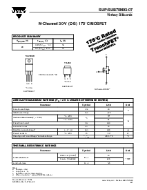 浏览型号SUP75N03-07的Datasheet PDF文件第1页