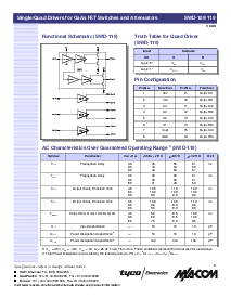 浏览型号SWD-119 PIN的Datasheet PDF文件第4页