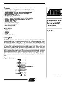 浏览型号T0820的Datasheet PDF文件第1页