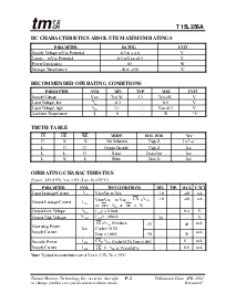 浏览型号T15L256A-70D的Datasheet PDF文件第2页