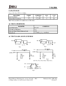 浏览型号T15L256A-70D的Datasheet PDF文件第3页