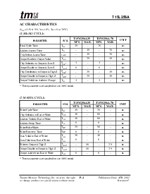 浏览型号T15L256A-70D的Datasheet PDF文件第4页