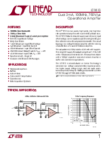 浏览型号LT1813CS8的Datasheet PDF文件第1页