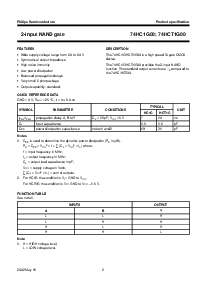 浏览型号74HCT1G00GV的Datasheet PDF文件第2页