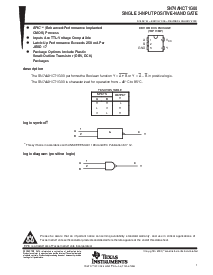 浏览型号SN74AHCT1G00DCK的Datasheet PDF文件第1页