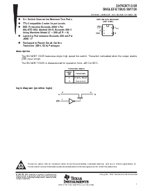 浏览型号SN74CBT1G125DCK的Datasheet PDF文件第1页