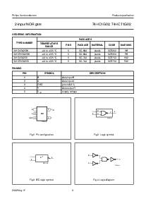 浏览型号74HCT1G02GV的Datasheet PDF文件第3页