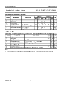 浏览型号74AHCT1G125GW的Datasheet PDF文件第4页