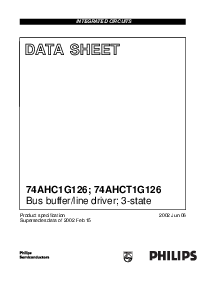浏览型号74AHCT1G126GV的Datasheet PDF文件第1页