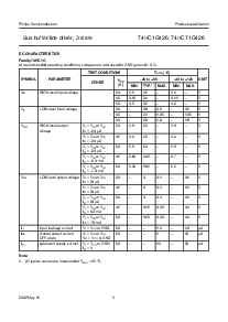 浏览型号74HCT1G126GW的Datasheet PDF文件第5页