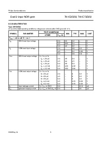 浏览型号74HCT2G02DC的Datasheet PDF文件第6页