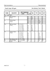 浏览型号74HCT2G32DP的Datasheet PDF文件第7页